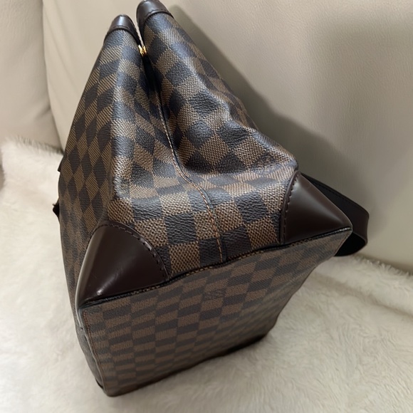 Auth LOUIS VUITTON Hampstead PM  Ebene Damier Unclear Handbag - Picture 3 of 14